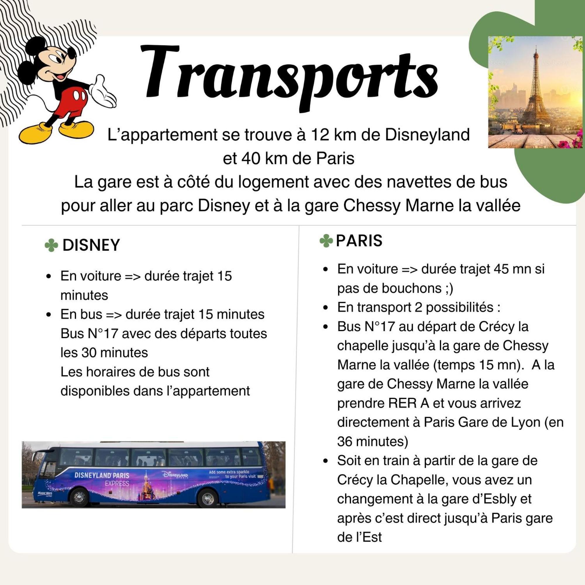 Crecy-la-Chapelle Appartement Studio O Fil De L'O A 12 Kilometres De Disneyland Paris מראה חיצוני תמונה